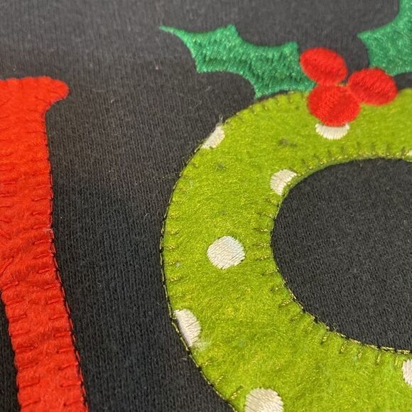 Rebecca Malone Christmas Sweatshirt | Ho Ho Ho  | Size Small - Picture 6 of 6